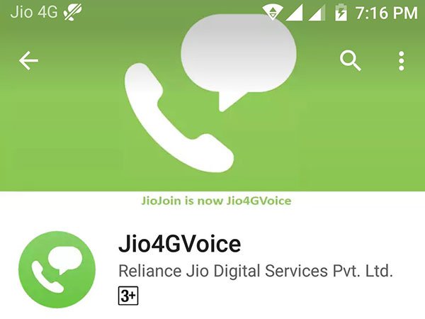 Jio4GVoice App